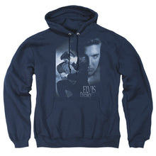 Load image into Gallery viewer, Elvis Presley Reverent Mens Hoodie Navy

