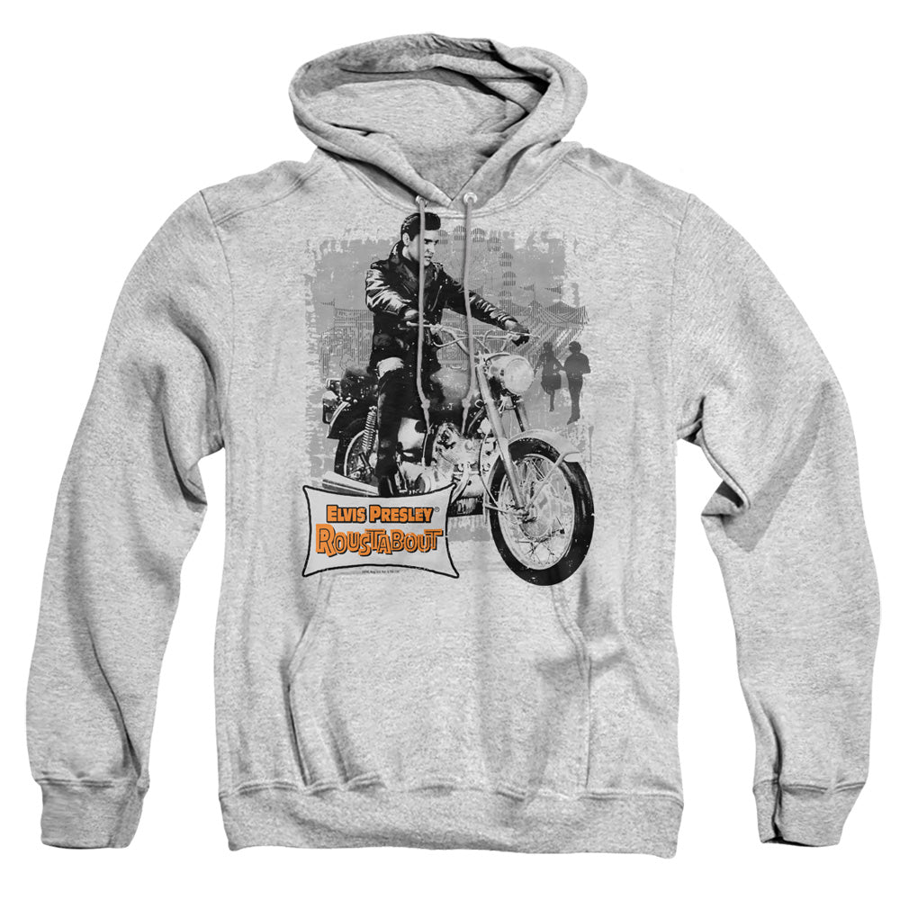 Elvis Presley Roustabout Poster Mens Hoodie Athletic Heather