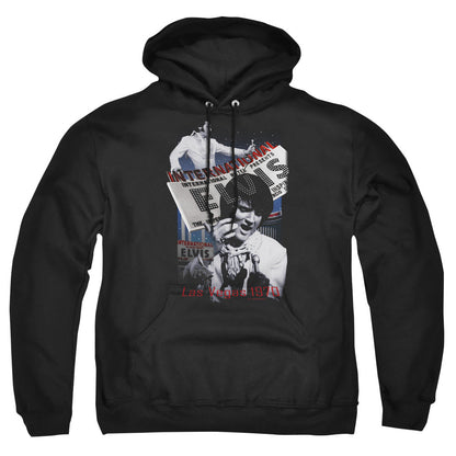 Elvis Presley International Hotel Mens Hoodie Black