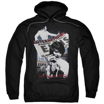 Elvis Presley International Hotel Mens Hoodie Black