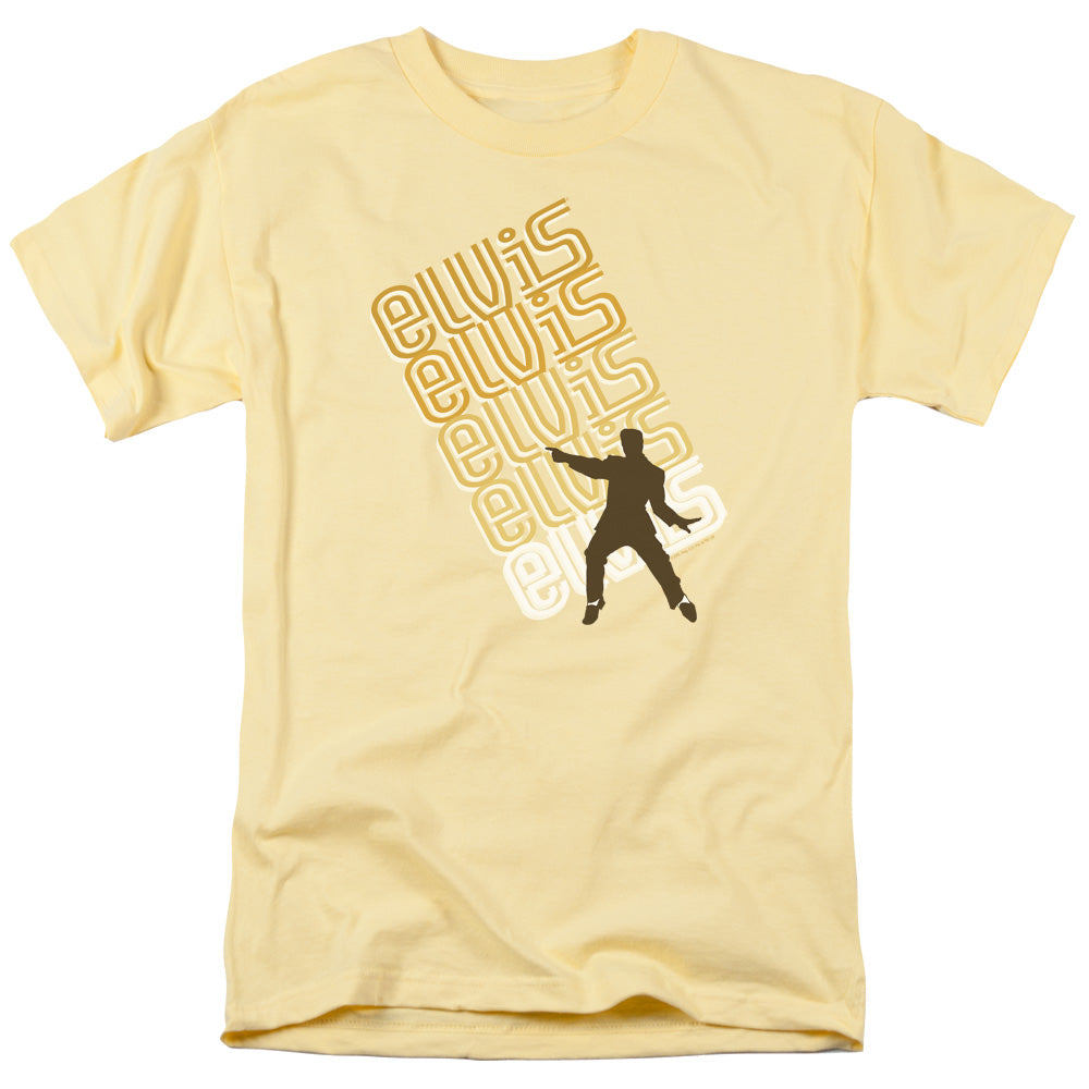 Elvis Presley Pointing Mens T Shirt Banana