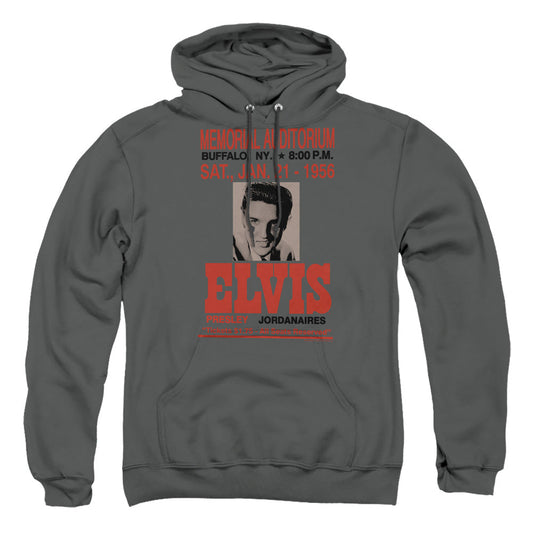 Elvis Presley Buffalo 1956 Mens Hoodie Charcoal