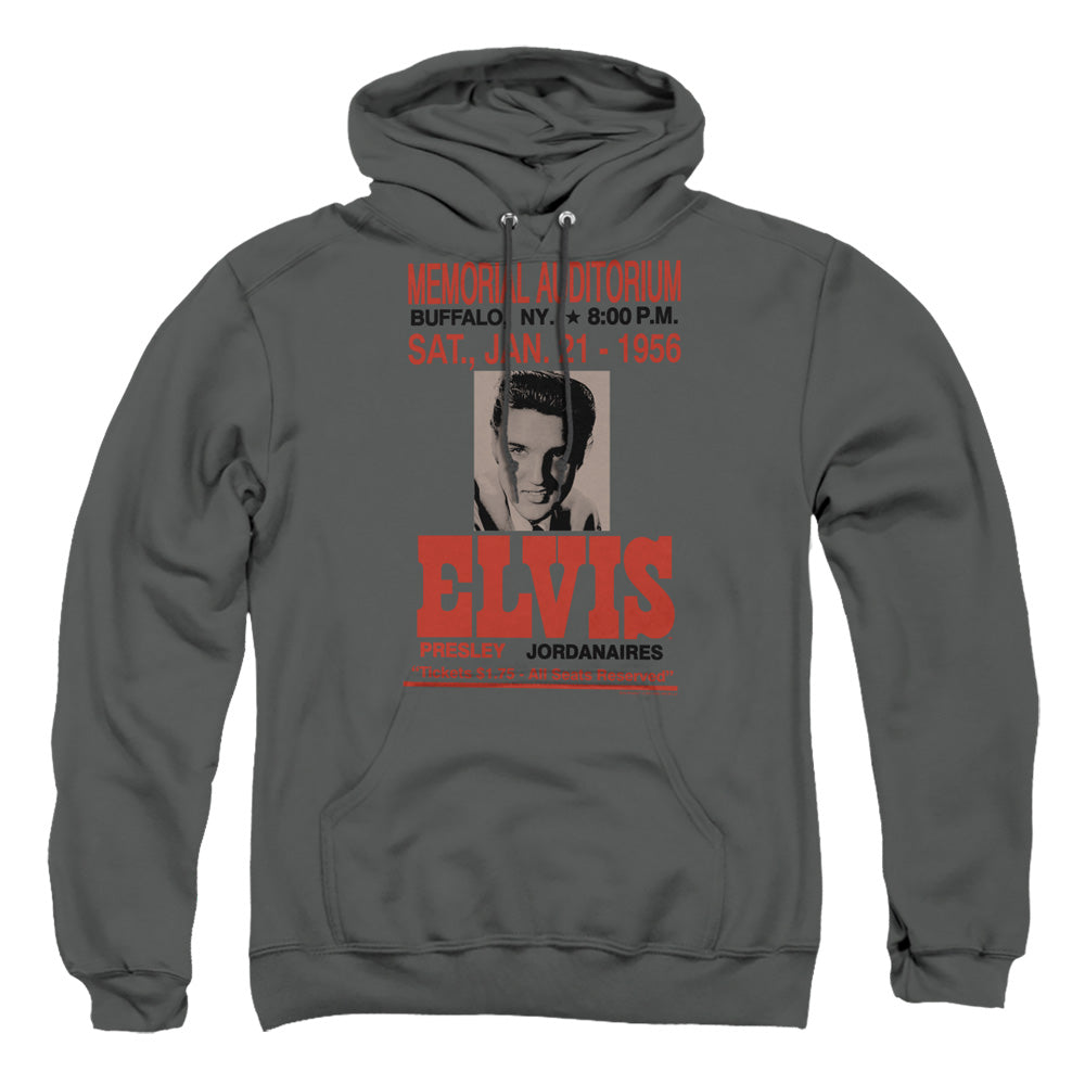 Elvis Presley Buffalo 1956 Mens Hoodie Charcoal