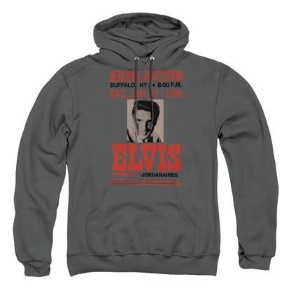 Elvis Presley Buffalo 1956 Mens Hoodie Charcoal