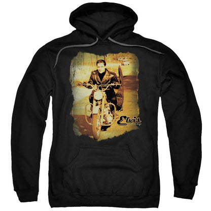 Elvis Presley Hit the Road Mens Hoodie Black