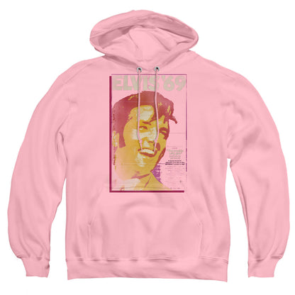 Elvis Presley Trouble With Girls Mens Hoodie Pink