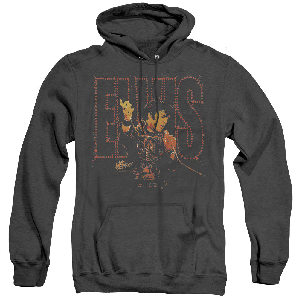 Elvis Presley Take My Hand Heather Mens Hoodie Black