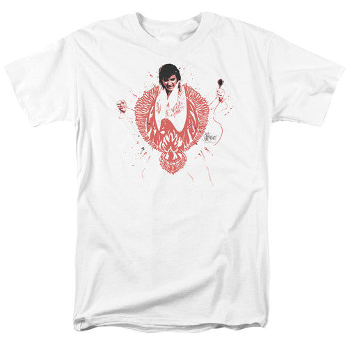 Elvis Presley Red Pheonix Mens T Shirt White