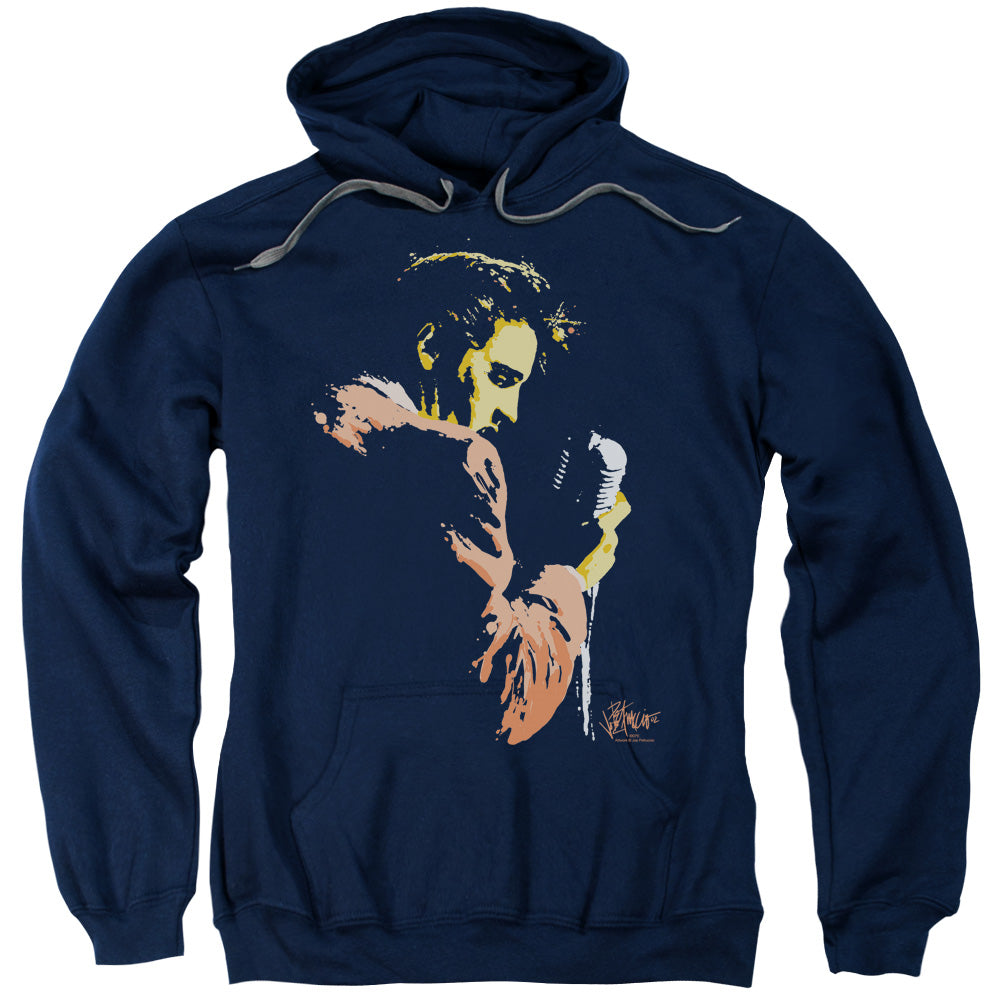 Elvis Presley Early Elvis Mens Hoodie Navy Blue