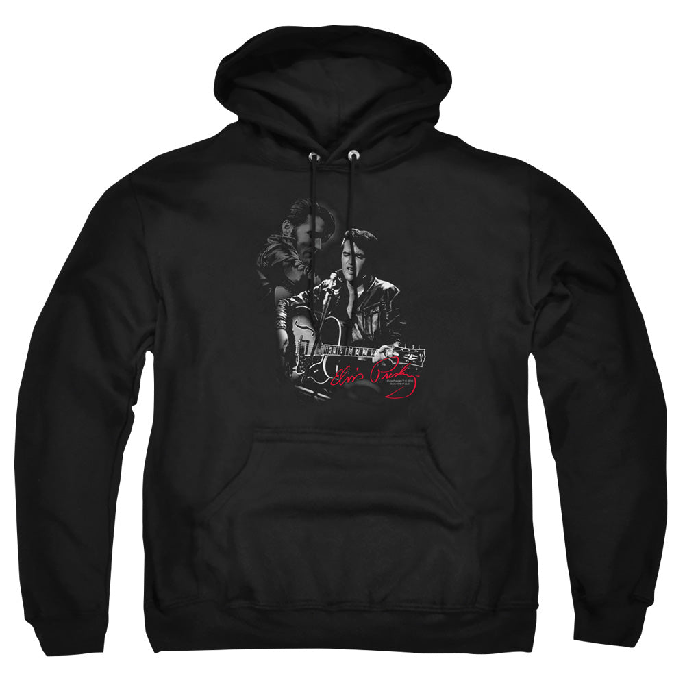 Elvis Presley Show Stopper Mens Hoodie Black
