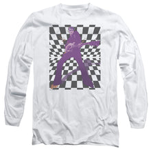 Load image into Gallery viewer, Elvis Presley Lets Rock Mens Long Sleeve Shirt White
