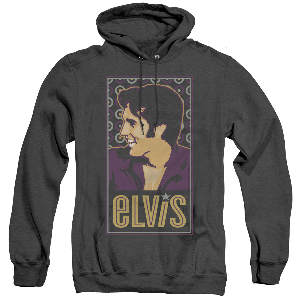 Elvis Presley Elvis Is Heather Mens Hoodie Black
