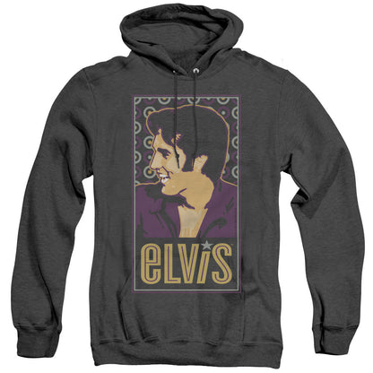 Elvis Presley Elvis Is Heather Mens Hoodie Black