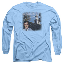 Load image into Gallery viewer, Elvis Presley How Great Thou Art Mens Long Sleeve Shirt Carolina Blue Officially Licensed
