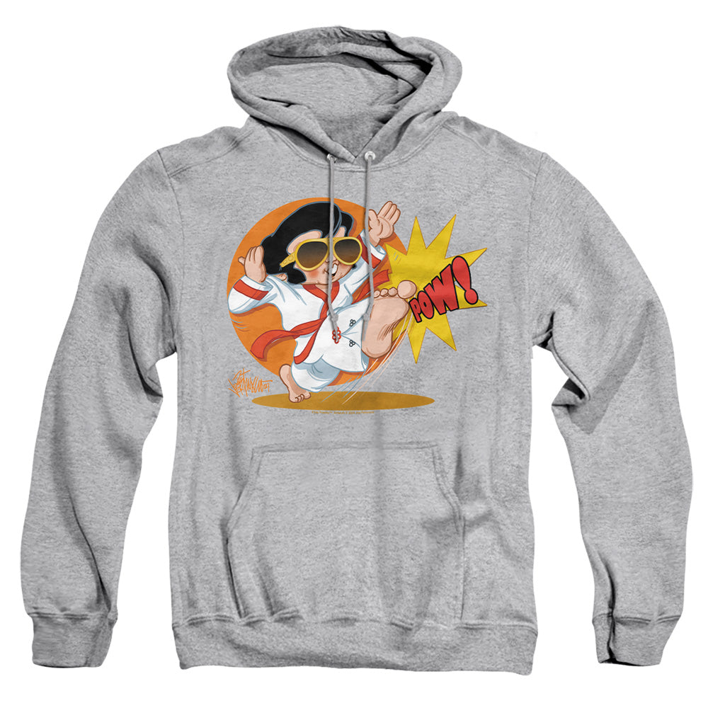 Elvis Presley Karate King Mens Hoodie Athletic Heather