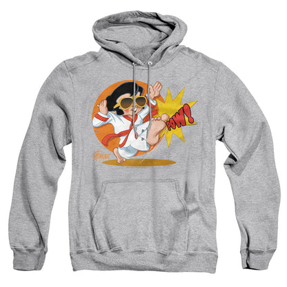 Elvis Presley Karate King Mens Hoodie Athletic Heather