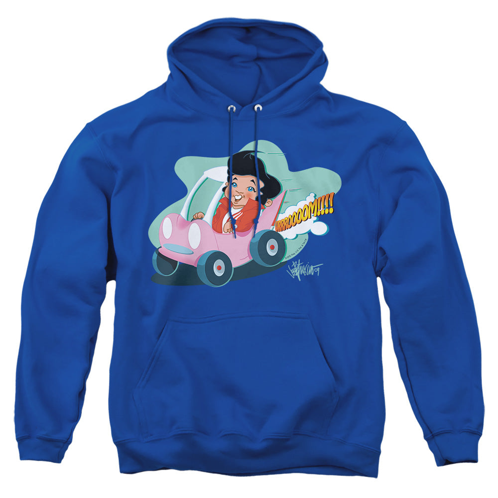 Elvis Presley Speedway Mens Hoodie Royal