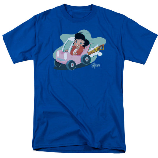 Elvis Presley Speedway Mens T Shirt Royal