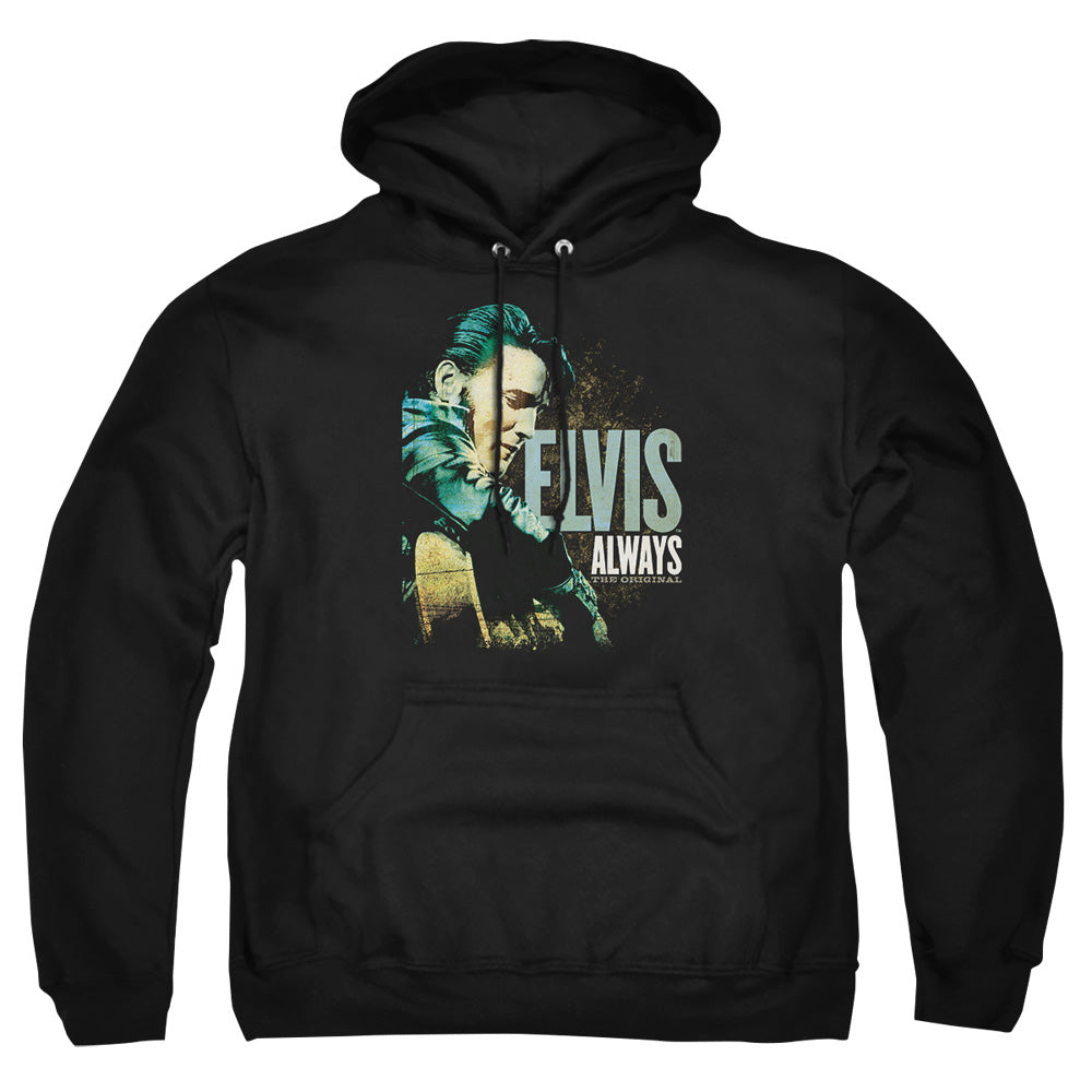 Elvis Presley Always The Original Mens Hoodie Black