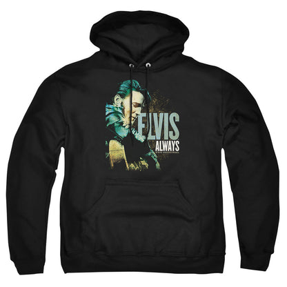 Elvis Presley Always The Original Mens Hoodie Black
