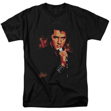 Load image into Gallery viewer, Elvis Presley Trouble Mens T Shirt Black
