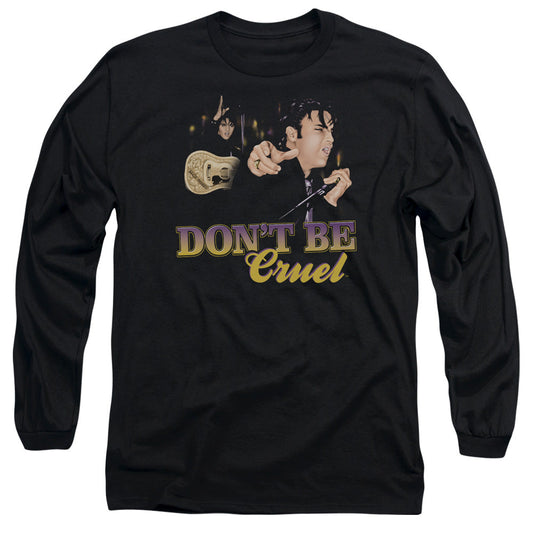 Elvis Presley Dont Be Cruel Mens Long Sleeve Shirt Black Officially Licensed