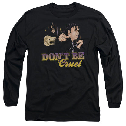 Elvis Presley Dont Be Cruel Mens Long Sleeve Shirt Black Officially Licensed