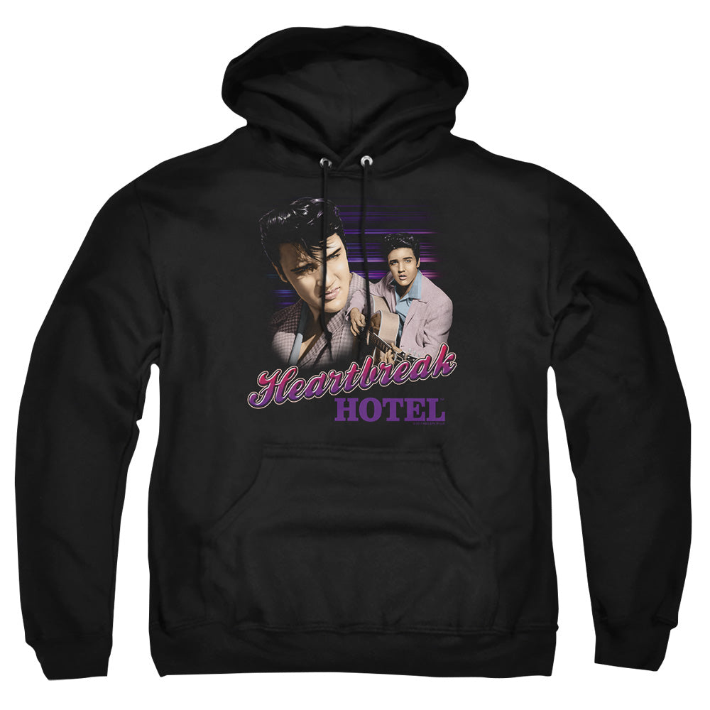 Elvis Presley Heartbreak Hotel Mens Hoodie Black