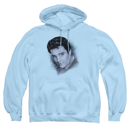 Elvis Presley Dreamy Mens Hoodie Light Blue