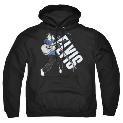 Elvis Presley On His Toes Mens Hoodie Black