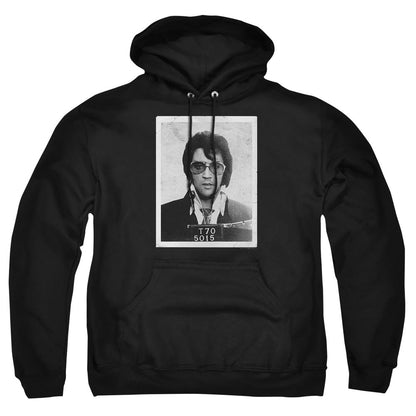 Elvis Presley Framed Mens Hoodie Black