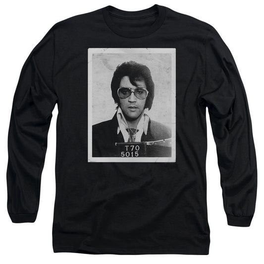 Elvis Presley Framed Mens Long Sleeve Shirt Black Officially Licensed