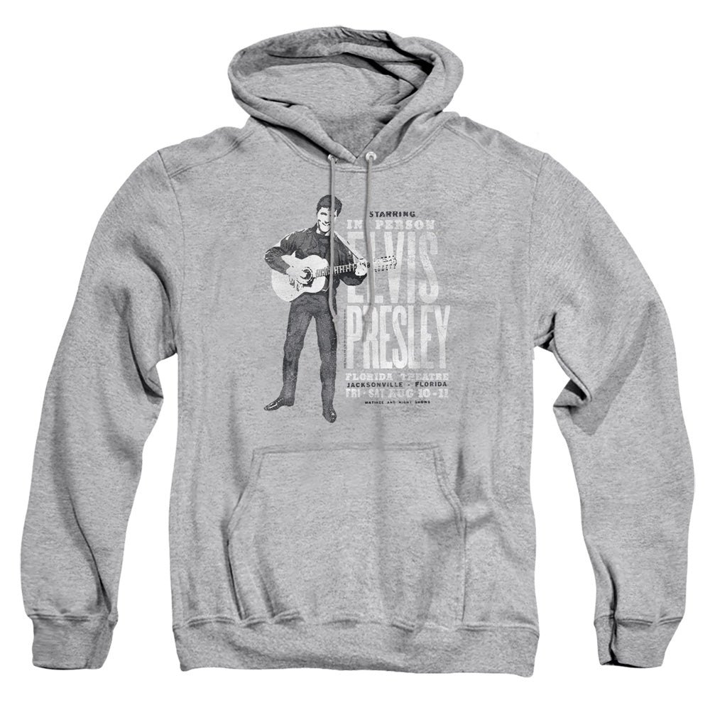 Elvis Presley In Person Mens Hoodie Athletic Heather