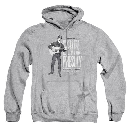 Elvis Presley In Person Mens Hoodie Athletic Heather