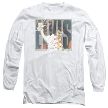 Load image into Gallery viewer, Elvis Presley Aloha Knockout Mens Long Sleeve Shirt White Officially Licensed
