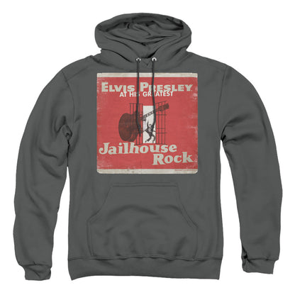 Elvis Presley Greatest Mens Hoodie Charcoal