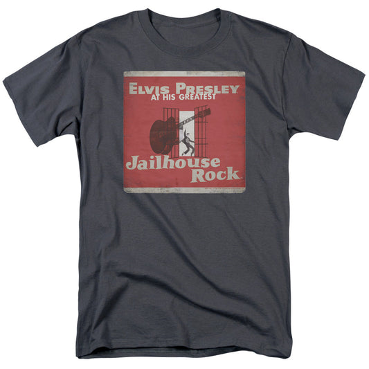 Elvis Presley Greatest Mens T Shirt Charcoal