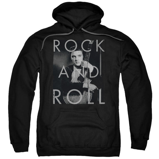 Elvis Presley Rock and Roll Mens Hoodie Black
