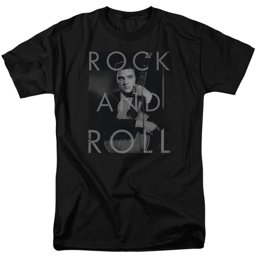 Elvis Presley Rock And Roll Mens T Shirt Black