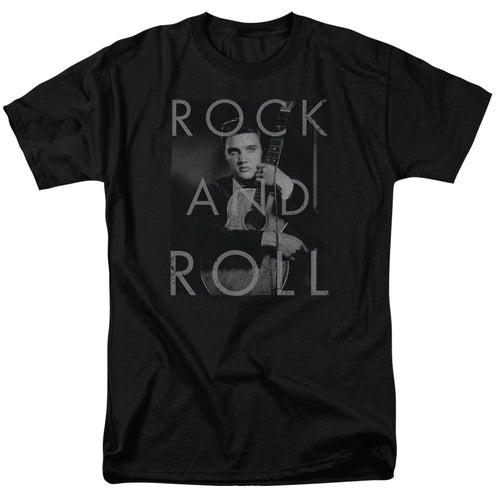 Elvis Presley Rock And Roll Mens T Shirt Black
