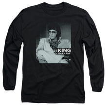 Load image into Gallery viewer, Elvis Presley Good To Be Mens Long Sleeve Shirt Black Officially Licensed
