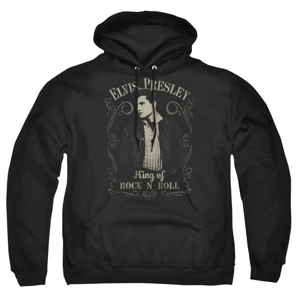 Elvis Presley Rock Legend Mens Hoodie Black