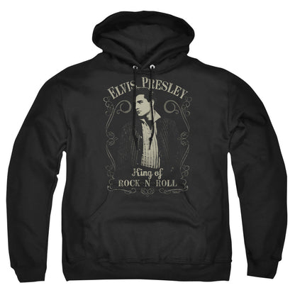 Elvis Presley Rock Legend Mens Hoodie Black