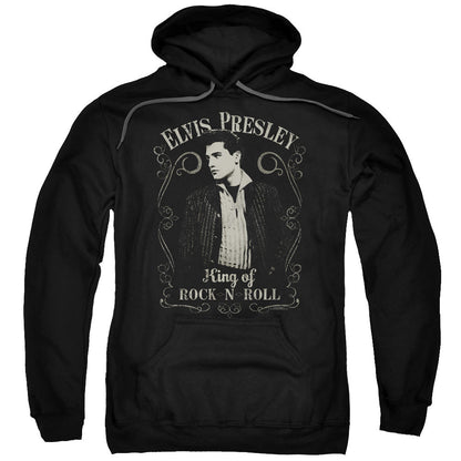 Elvis Presley Rock Legend Mens Hoodie Black