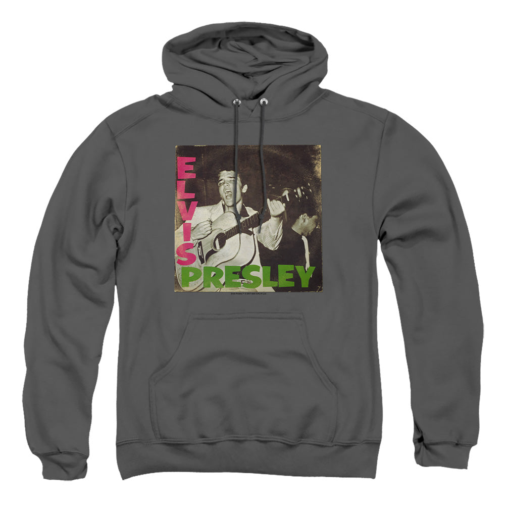 Elvis Presley First Lp Mens Hoodie Charcoal