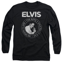 Load image into Gallery viewer, Elvis Presley Rock King Mens Long Sleeve Shirt Black Officially Licensed
