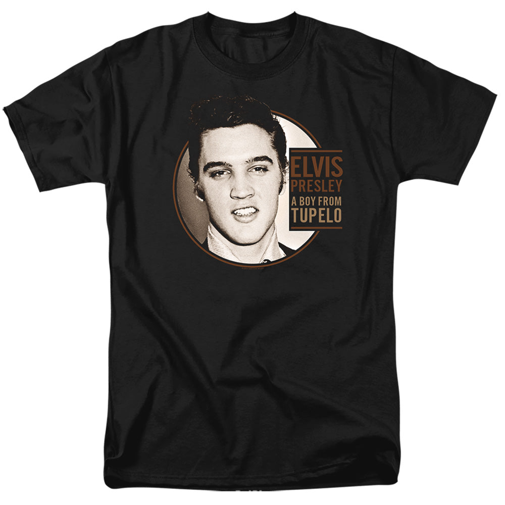 Elvis Presley Tupelo Mens T Shirt Black