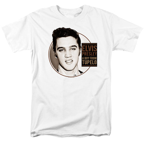 Elvis Presley Tupelo Mens T Shirt White