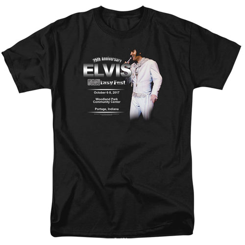 Elvis Presley 25Th Fanfasty Fest Mens T Shirt Black