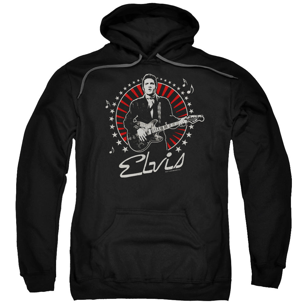 Elvis Presley Stars Mens Hoodie Black